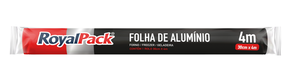 FOLHA ALUM 0,30X4,0M ROYAL PACK | Evidenci distribuidora