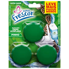 BLOCO P/ CAIXA ACOPLADA TRIPLO C/3 UN 45G PINHO NOVO FRESCOR | Evidenci distribuidora