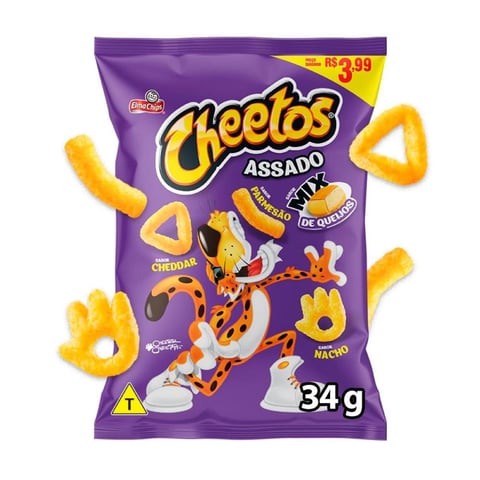 CHEETOS MIX DE QUEIJOS 34GX56 PP | PEP Distribuidora