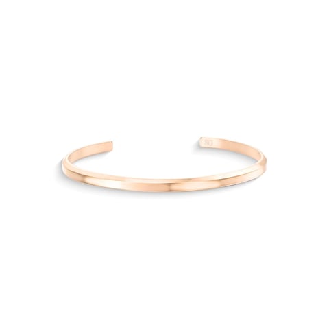 Bracelete Slim Liso Rosé Gold | Like Joias e Acessórios