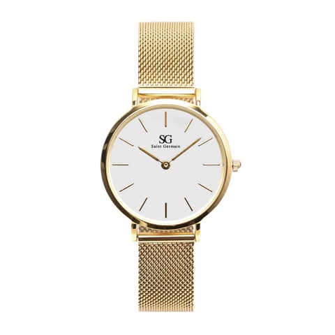 Relógio Feminino Dourado Chelsea Gold 32mm | Like Joias e Acessórios