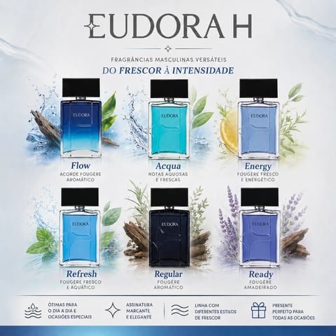 Perfume EUDORA H 100ml | Loja Chrysdape