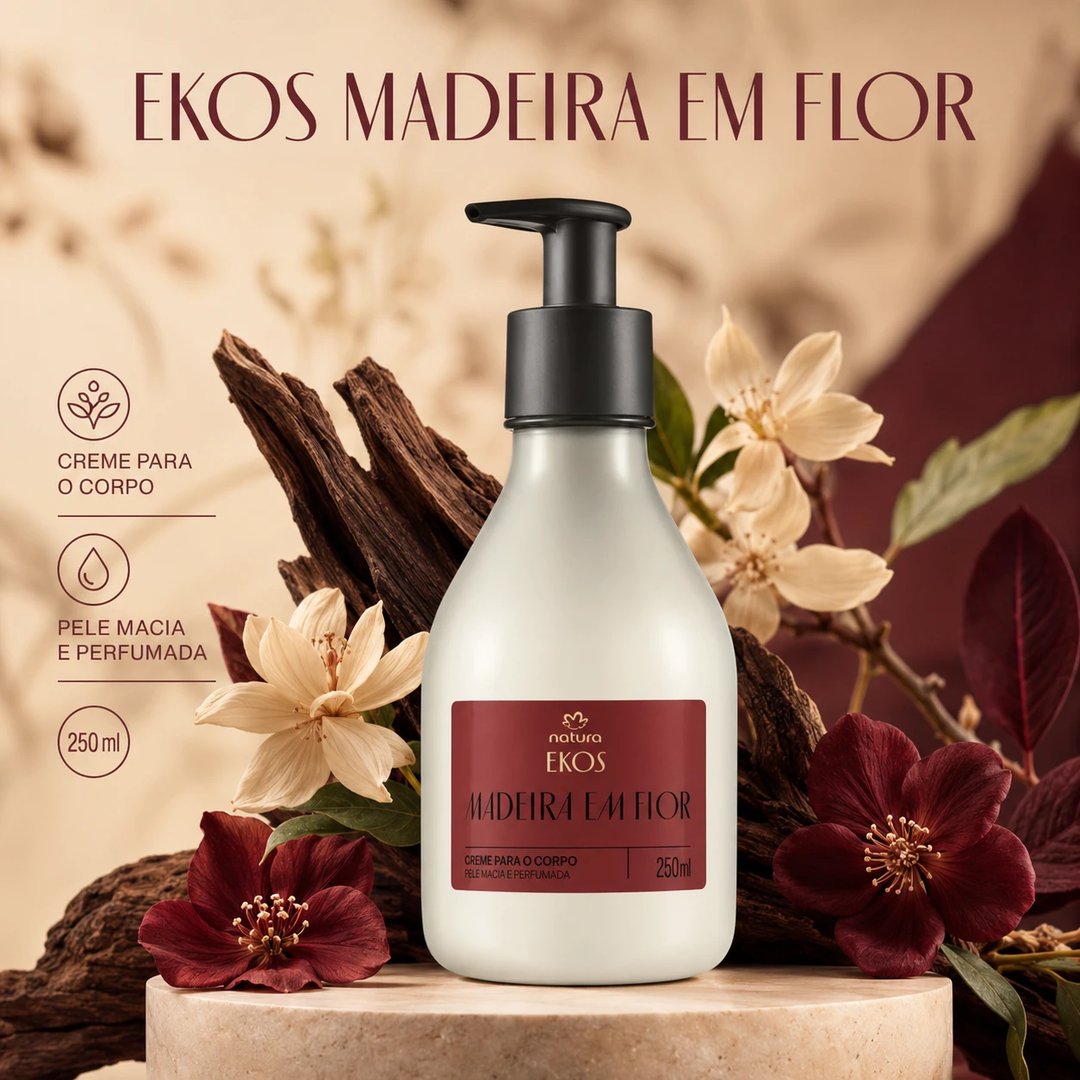 Creme Corporal EKOS MADFEIRA EM FLOR 250ml | Loja Chrysdape