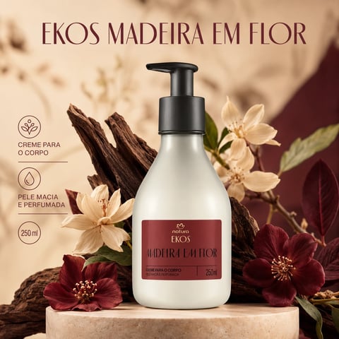 Creme Corporal EKOS MADFEIRA EM FLOR 250ml | Loja Chrysdape