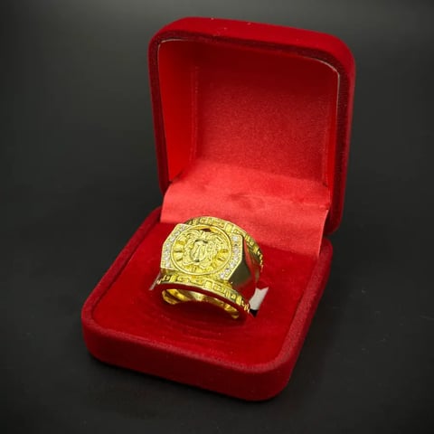 ANEL VERSACE CRAVEJADO | Mafia do Ouro18k