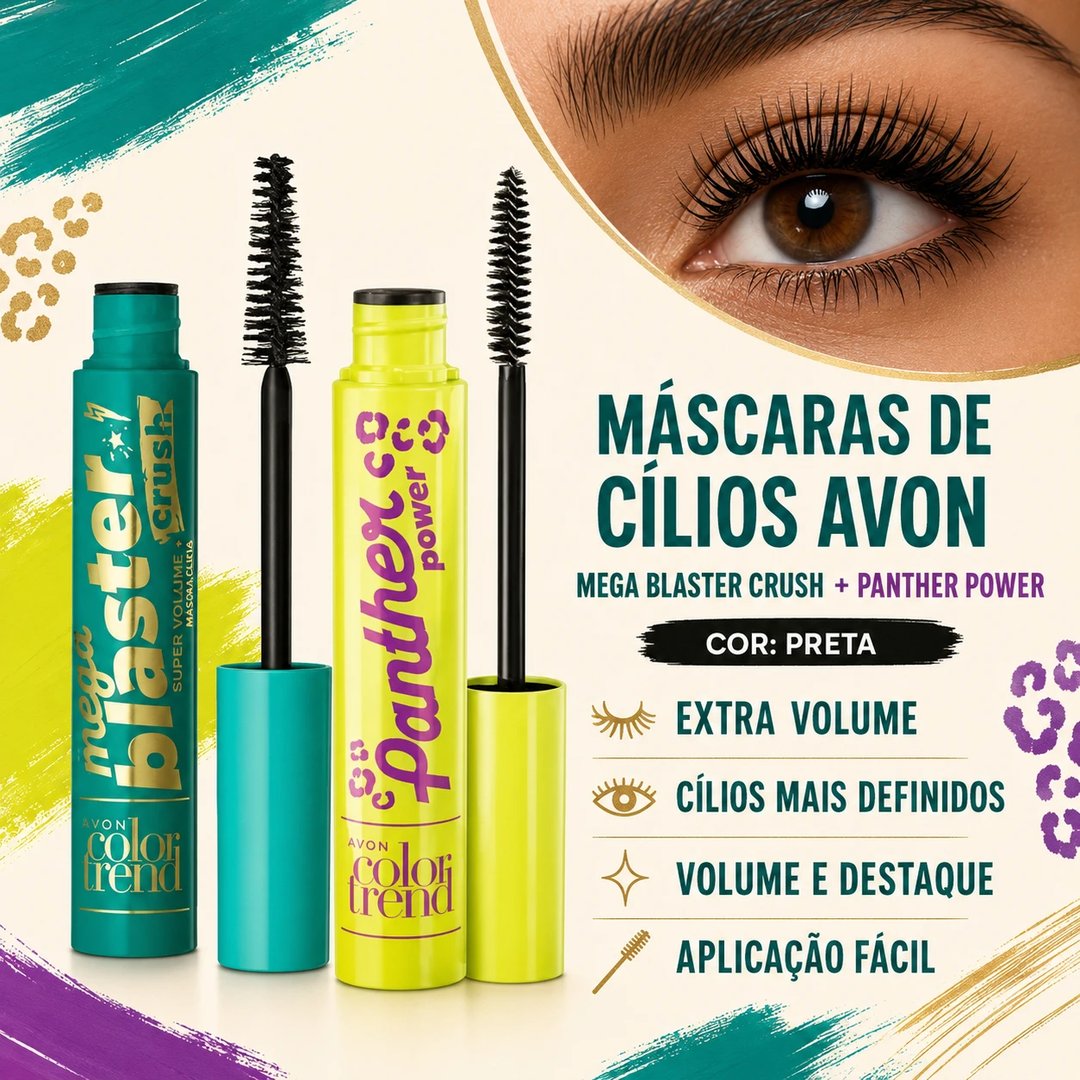 Mascara de Cílios COLOR TREND Preta | Loja Chrysdape