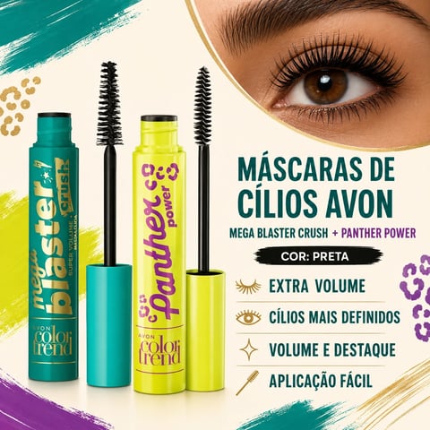 Mascara de Cílios COLOR TREND Preta | Loja Chrysdape