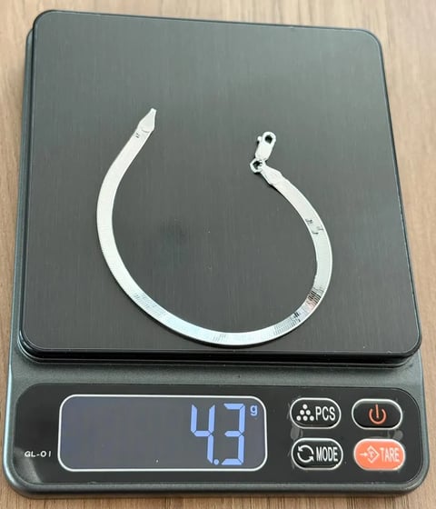 L3-15 PULSEIRA LAMINADA 18,5CM | Everest Jóias