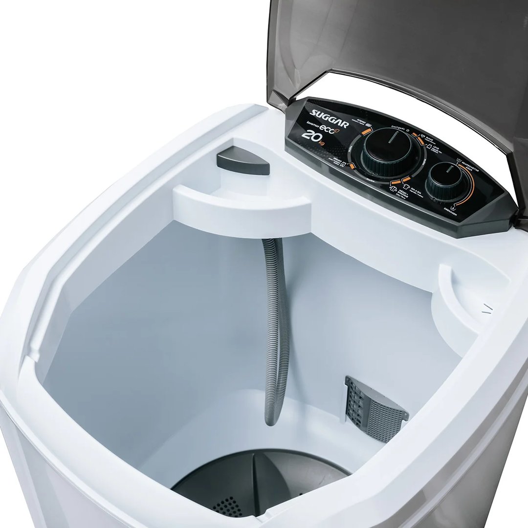 Tanquinho Lavamax Eco 20 Kg Preta Suggar | Decoralar móveis e eletrodomésticos (3)