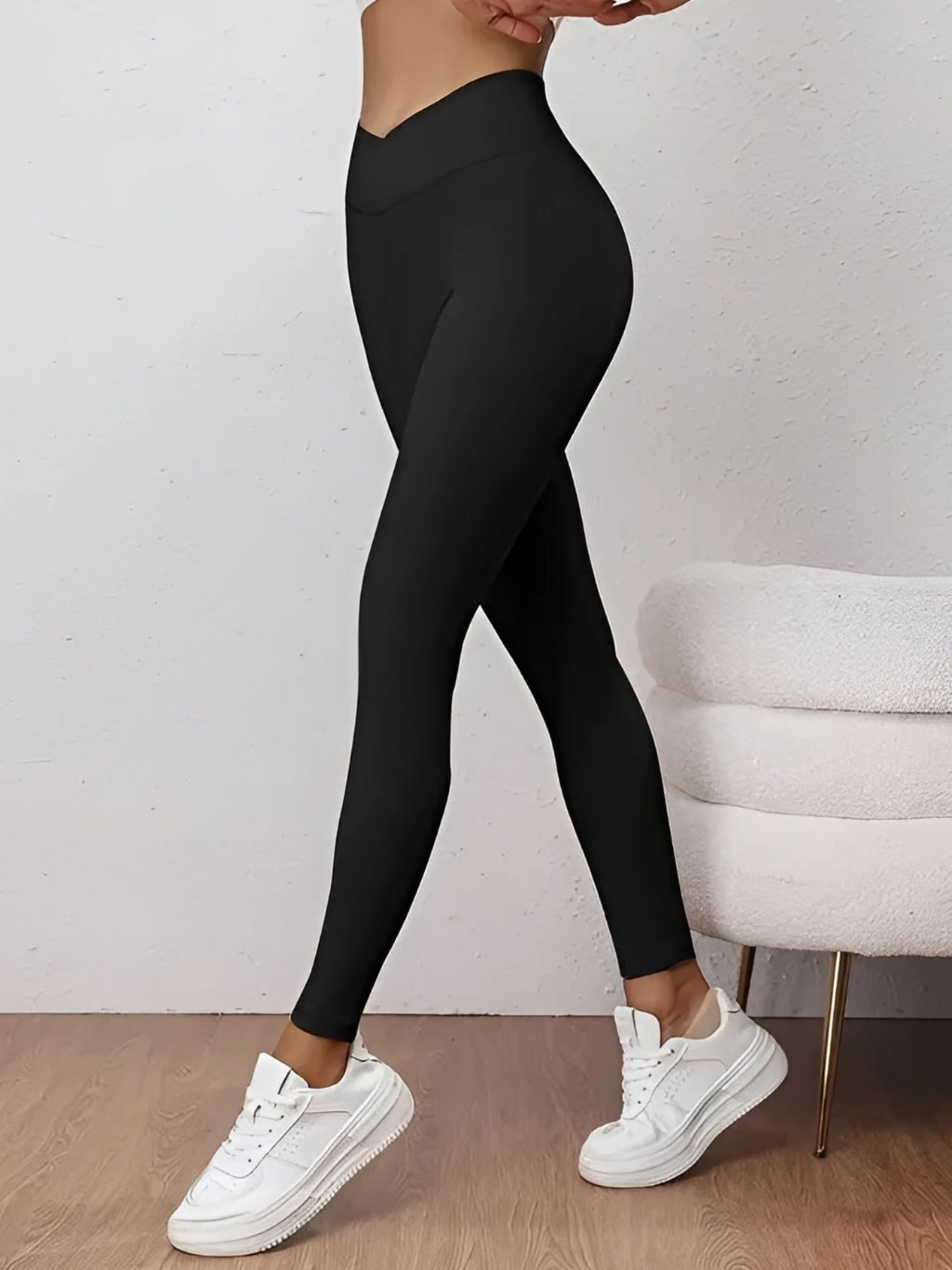 Legging cintura alta preta | Linqui
