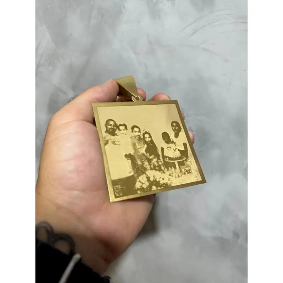 PINGENTE PERSONALIZADO FOTOGRAVAÇÃO | Everest Jóias