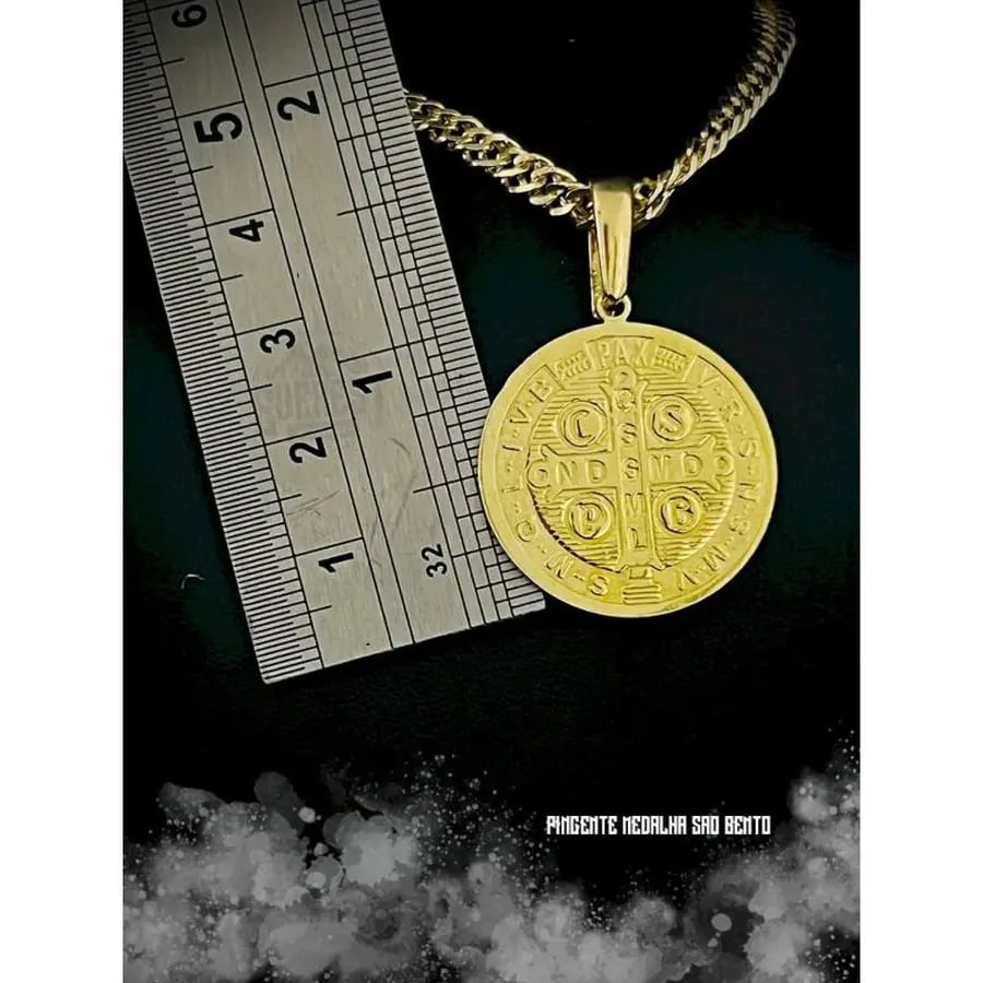 PINGENTE MEDALHA SAO BENTO | Everest Jóias