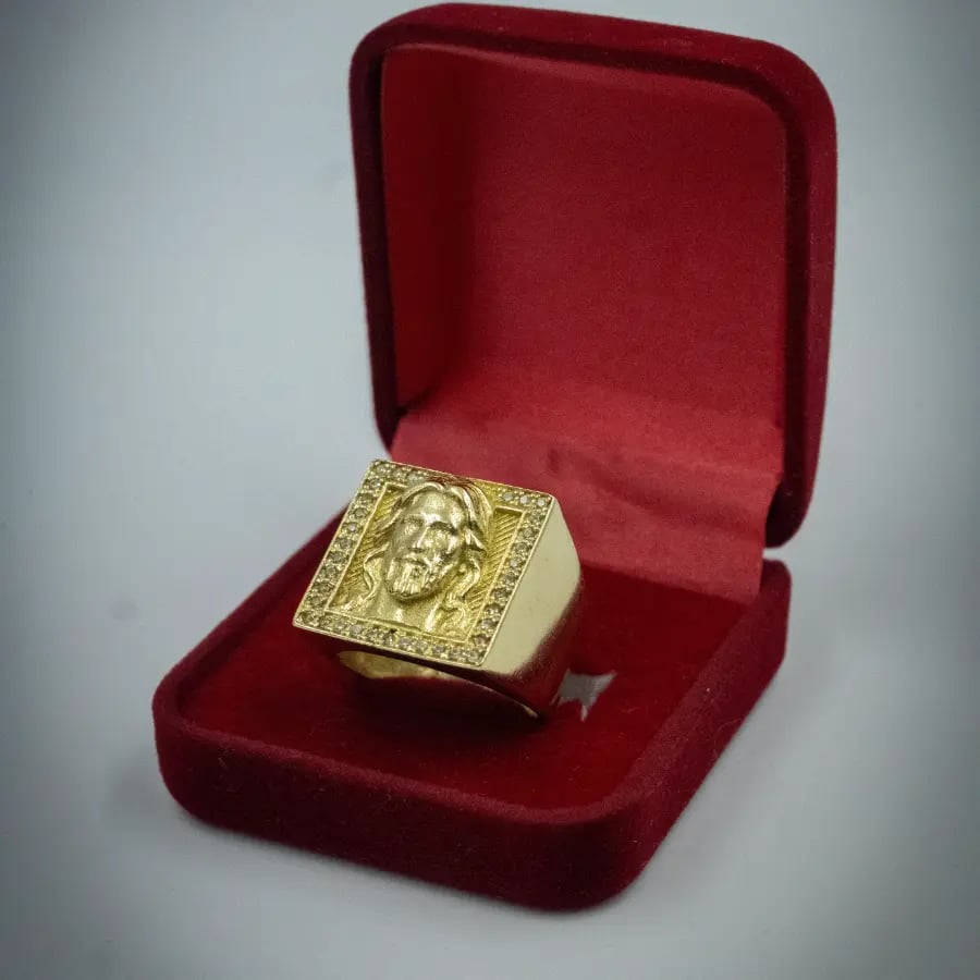 ANEL ROSTO DE CRISTO 3D | Everest Jóias (2)