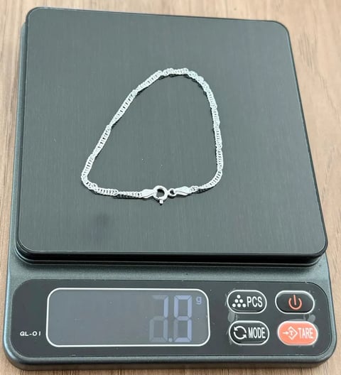 L4-28 Pulseira Cingapura 2,2mm 18,5cm | Everest Jóias