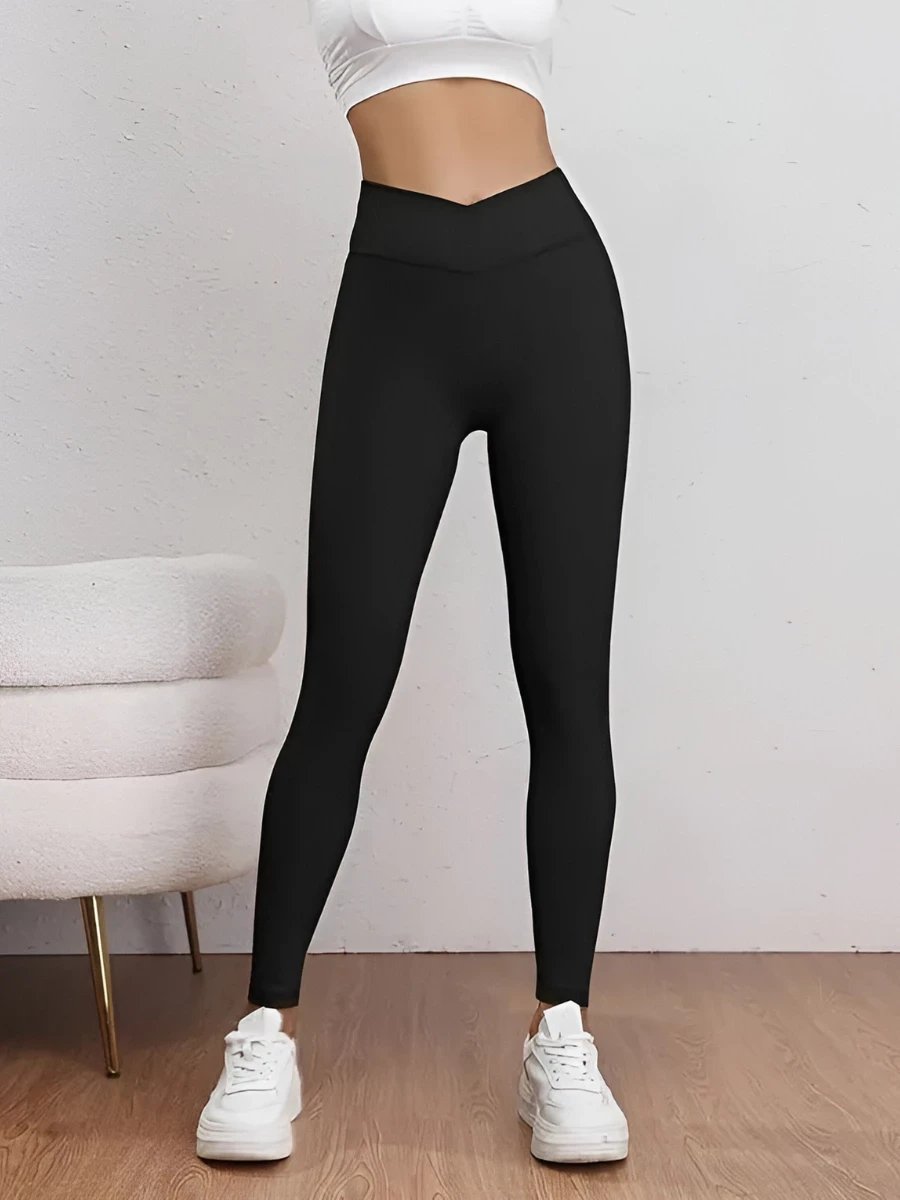 Legging cintura alta preta | Linqui (3)