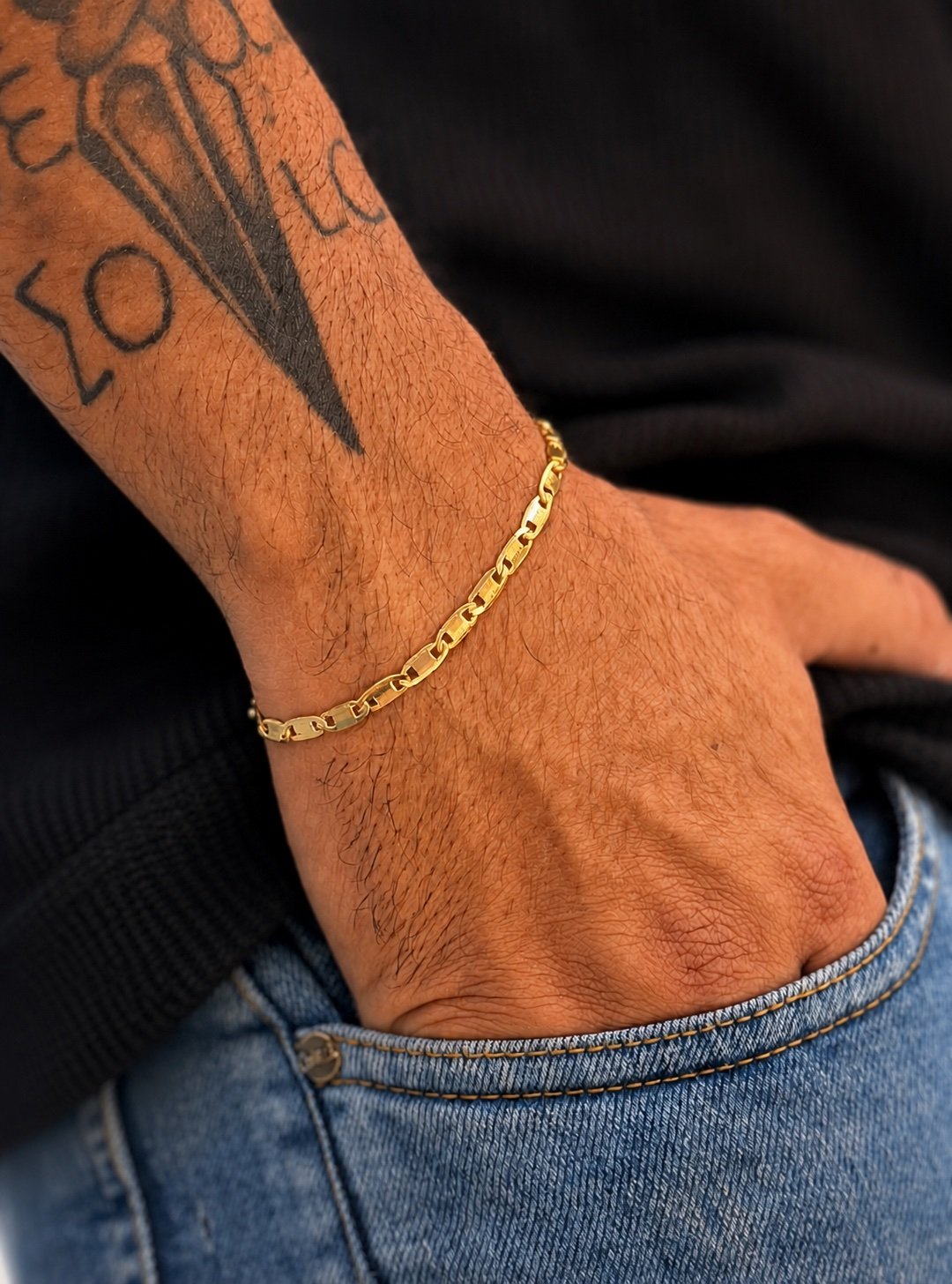 PULSEIRA PIASTRINE GUCCI DE 4MM | Everest Jóias