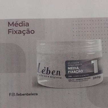 GEL LEBEN 240G MEDIA FIXAÇAO 1 INCOLOR | Evidenci distribuidora