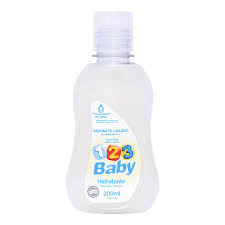 SABONETE LIQUIDO 123 BABY 200 ML HIDRATANTE | Evidenci distribuidora