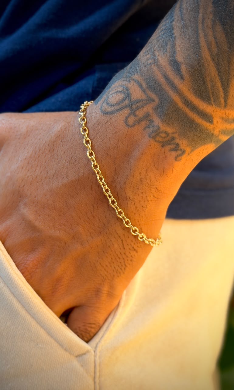 PULSEIRA CADEADO DE 2MM | Everest Jóias