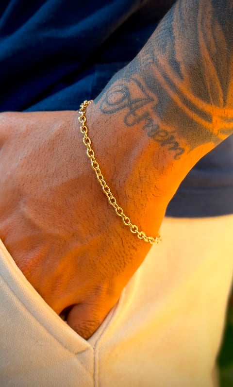 PULSEIRA CADEADO DE 2MM | Everest Jóias