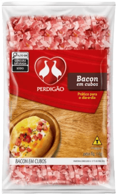 Bacon Cubos Perdigao 1kg | Prime frios
