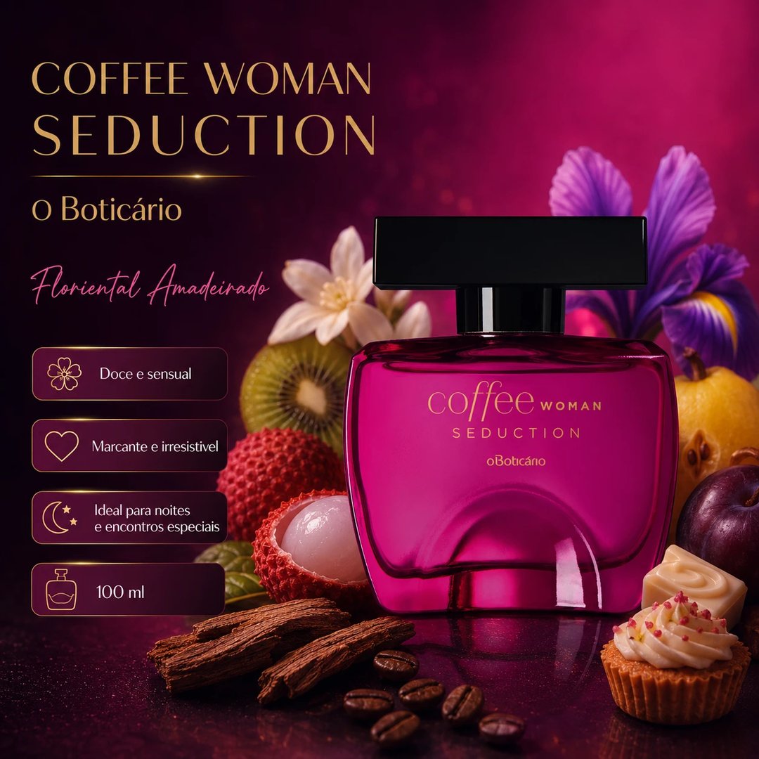 Perfume COFFEE WOMAN SEDUCTION 100ml | Loja Chrysdape