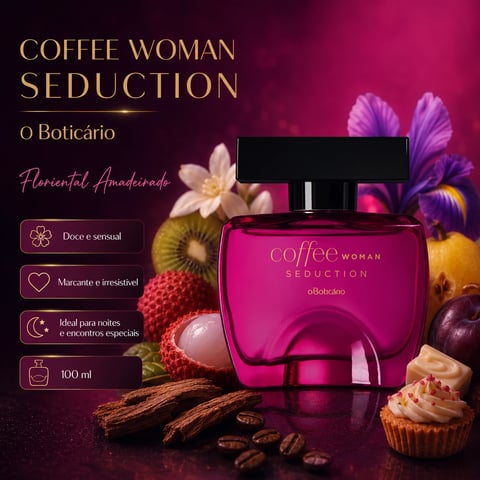 Perfume COFFEE WOMAN SEDUCTION 100ml | Loja Chrysdape