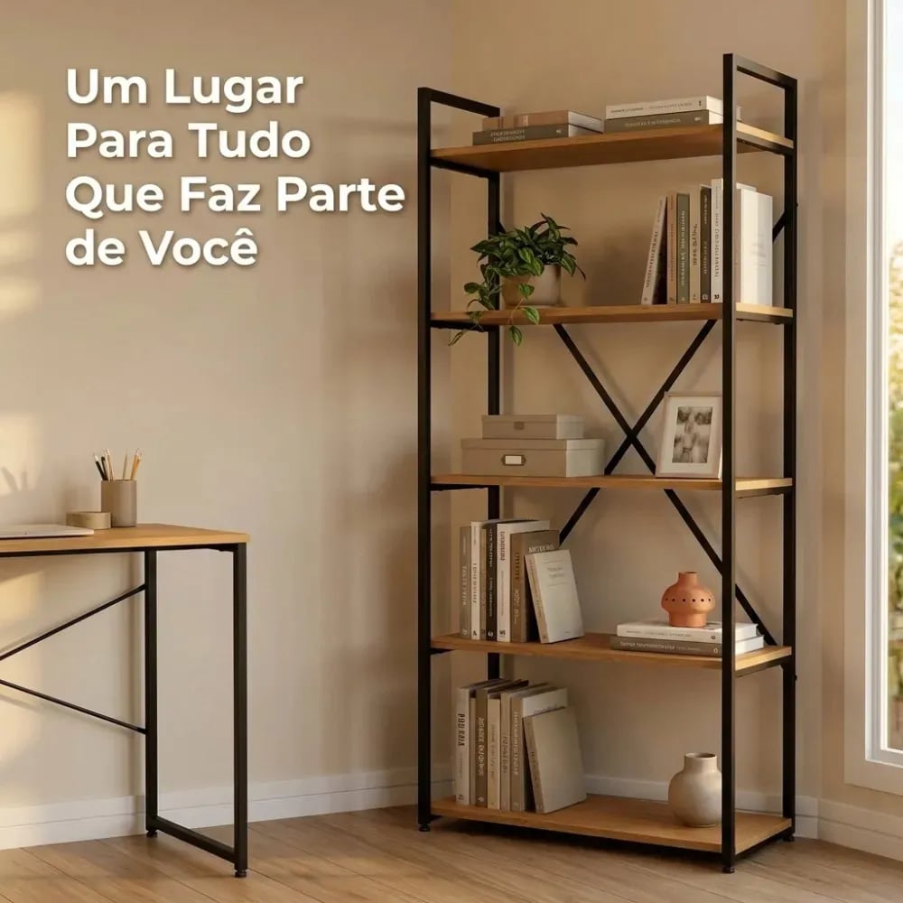 Estante Crome LI006 com 5 Prateleiras | ELETRO KIT (3)