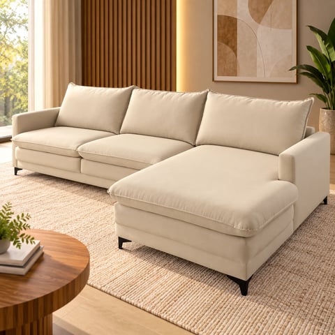 Sofá Maguimóveis Living com Chaise Florença | ELETRO KIT
