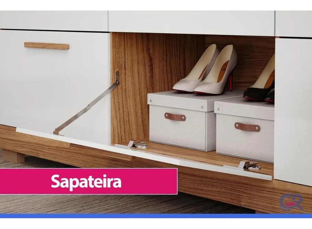 Roupeiro Panan Porto 6 Portas e 5 Gavetas | ELETRO KIT (6)