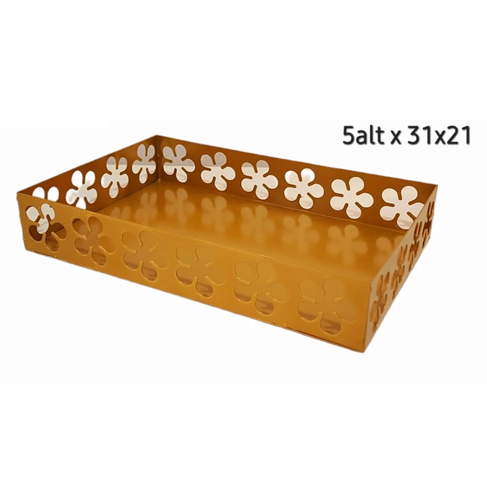 BANDEJA CAIXA DE FLOR 31X21 5ALTURA | ART'S FERRO