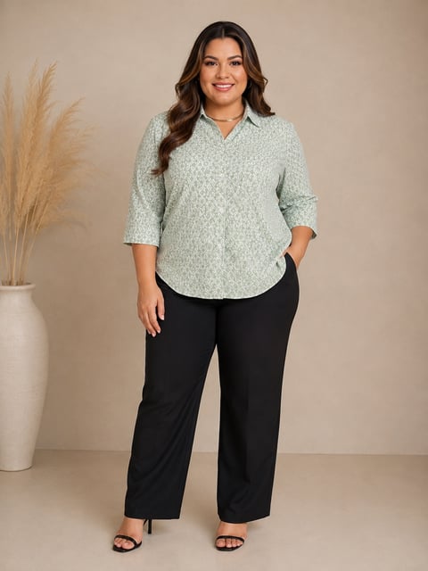 Blusa camisa Plus size PS91 | Dryffer Fashion