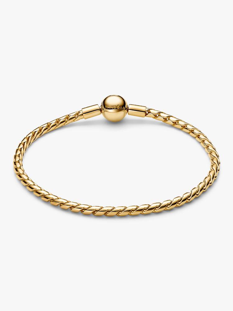 Bracelete Corrente Texturizada e Fecho Esférico | Like Joias e Acessórios
