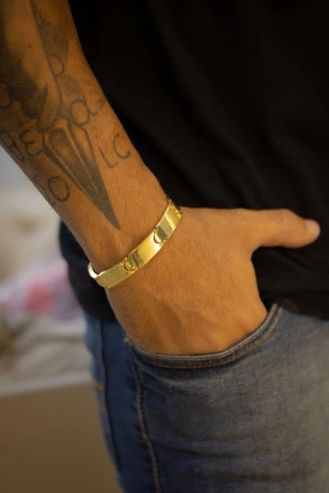 BRACELETE 12MM AJUSTAVEL | Everest Jóias