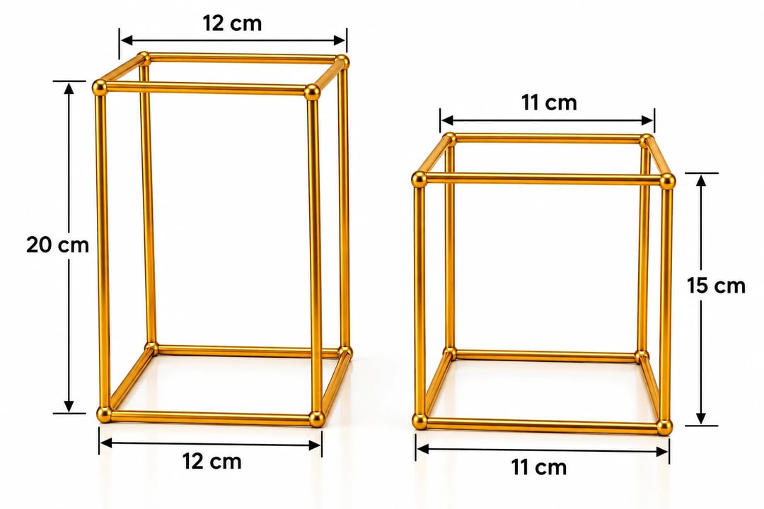 KIT CENTRO MESA 20X12X12 / 15X11X11 | ART'S FERRO