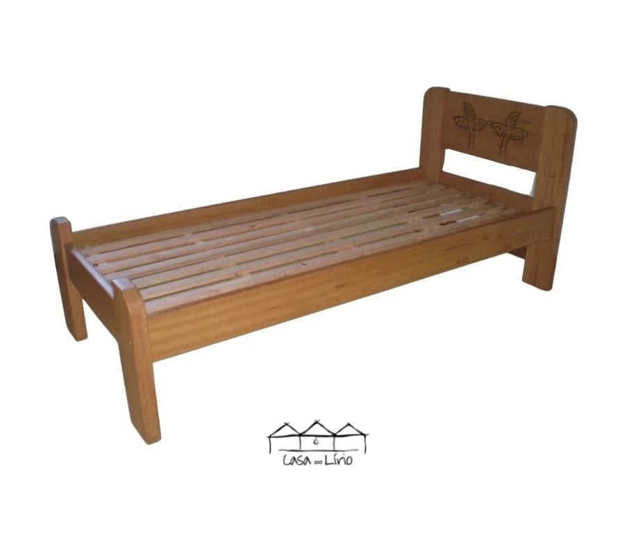 Cama Mundaí Solteiro | Casa do Lírio