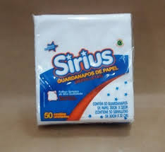 GUARDANAPO DE PAPEL SIRIUS 24X1 | Evidenci distribuidora