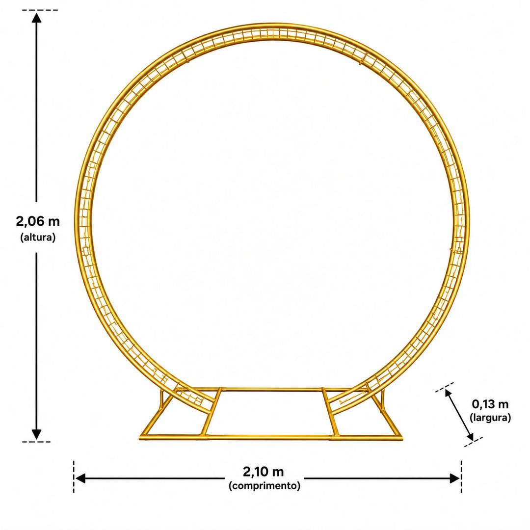 ARCO PORTAL QUADRICULADO 2,06ALTX2,20COMP | ART'S FERRO