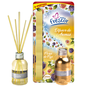 DIFUSOR DE AROMAS 100ML FLORES DE FIGO NOVO FRESCOR | Evidenci distribuidora