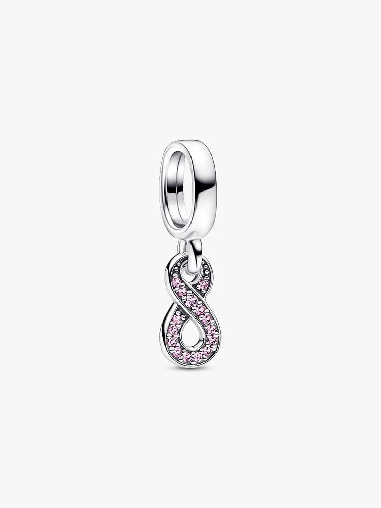 Charm Pendente de Infinito Brilhante | Like Joias e Acessórios