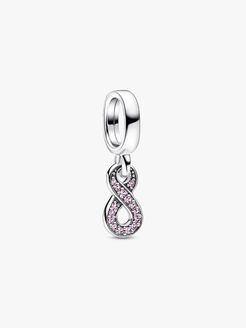 Charm Pendente de Infinito Brilhante | Like Joias e Acessórios