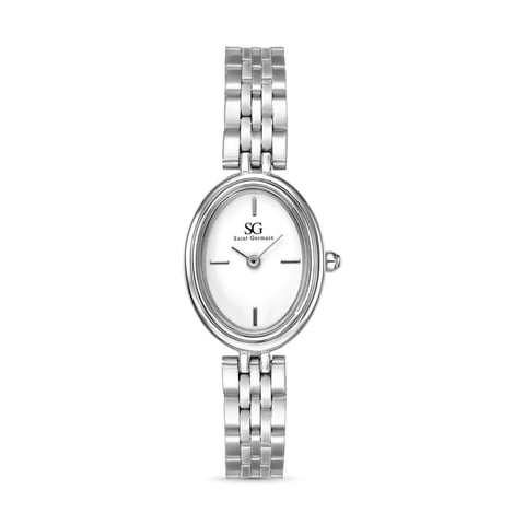 Relógio Feminino Oval Versailles Prata | Like Joias e Acessórios