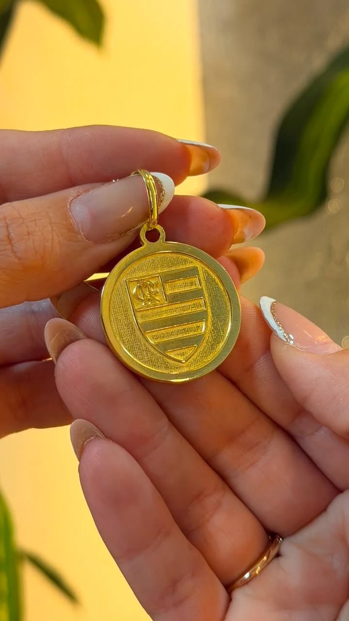 PINGENTE MEDALHA DO FLAMENGO | Everest Jóias (2)