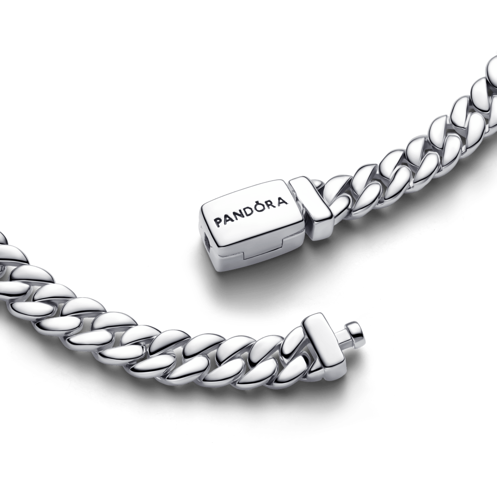 Bracelete Prata Maleavel Corrente Cubana | Like Joias e Acessórios (2)