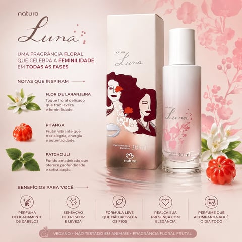 Perfume de cabelos LUNA TRADICONAL | Loja Chrysdape