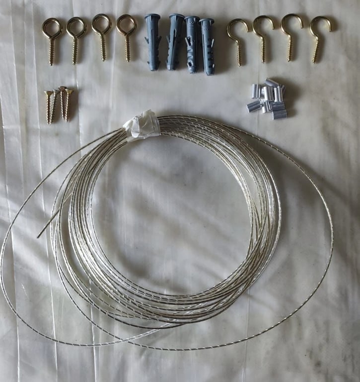 Kit Para Instalação – Armação De Cortinado Aéreo | Casa do Lírio