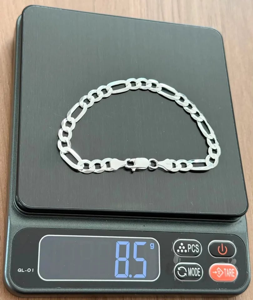 L4-51 PULSEIRA 3X1 FÍGARO 7MM 21CM | Everest Jóias