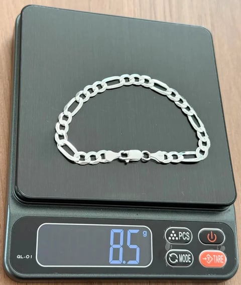 L4-51 PULSEIRA 3X1 FÍGARO 7MM 21CM | Everest Jóias