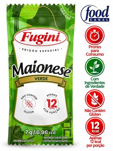 FOOD SACHE MINI FUGINI MAIONESE VERDE 144X7G | Central de Negócios B2B