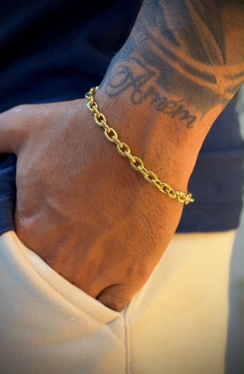 PULSEIRA CADEADO DE 4MM | Everest Jóias